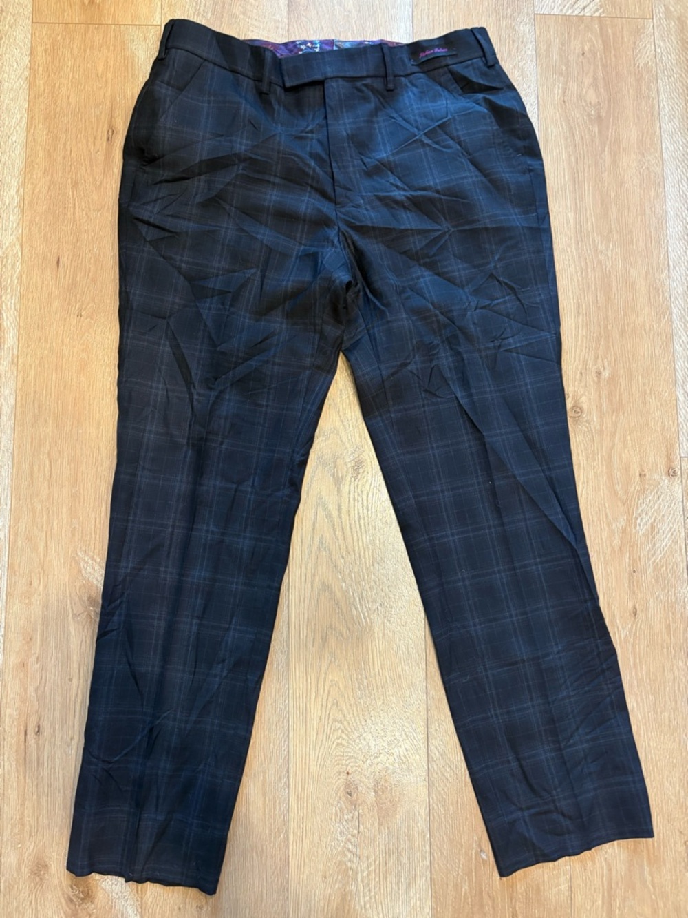 Women’s Plaid Dress Pants - Classic Tailored Fit